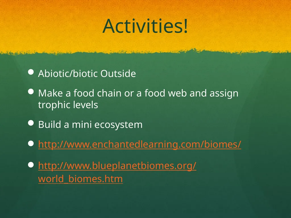 Ecosystem: Conceptual Questions Elementary Grade - slide 19 of 21