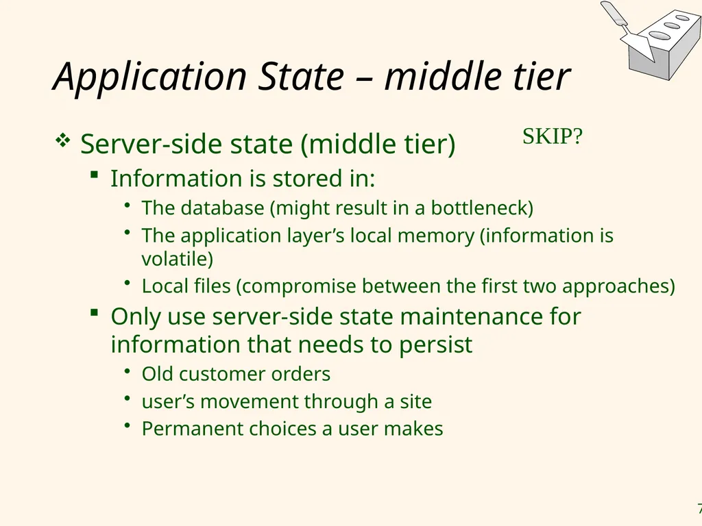 Database-Backed Internet Applications Chapter 7 - slide 79 of 123