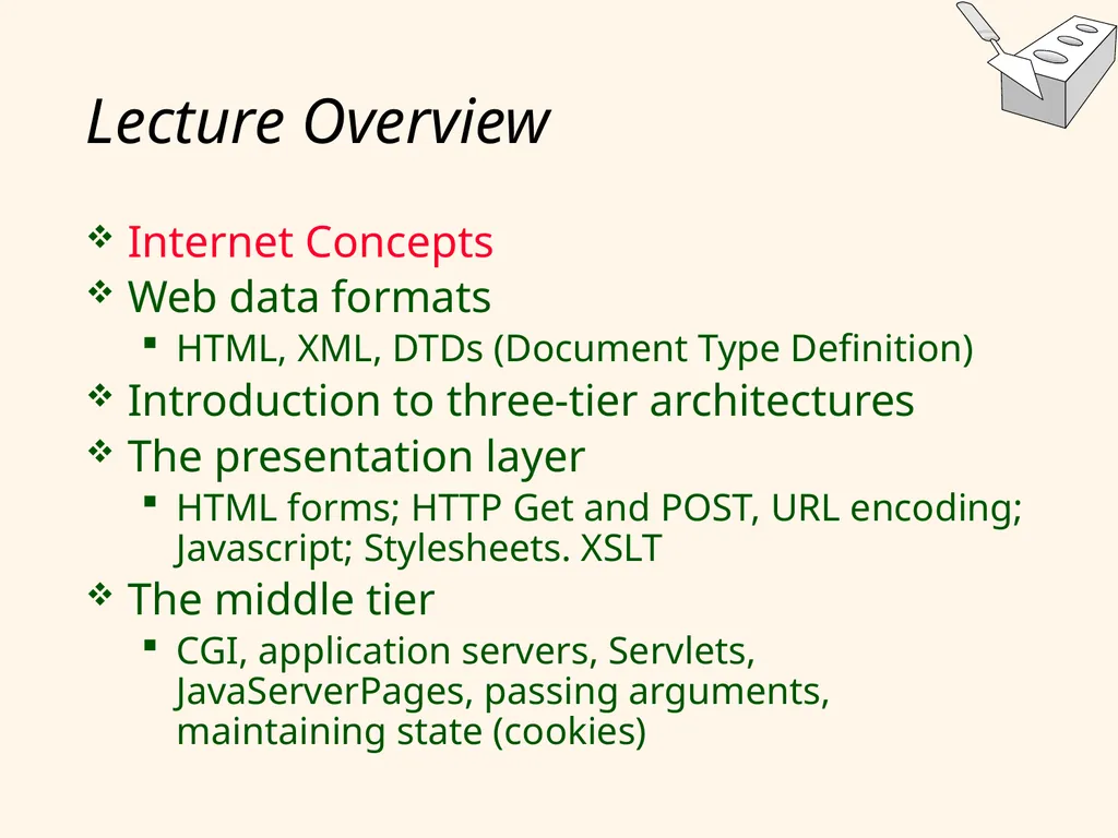 Database-Backed Internet Applications Chapter 7 - slide 2 of 123