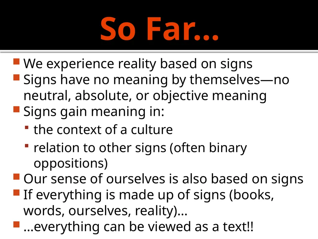 Structuralism Introduction & Theoretical - slide 22 of 32