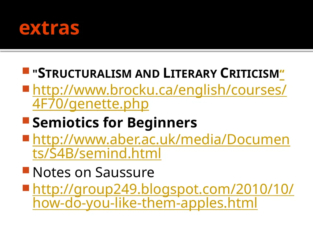 Structuralism Introduction & Theoretical - slide 30 of 32