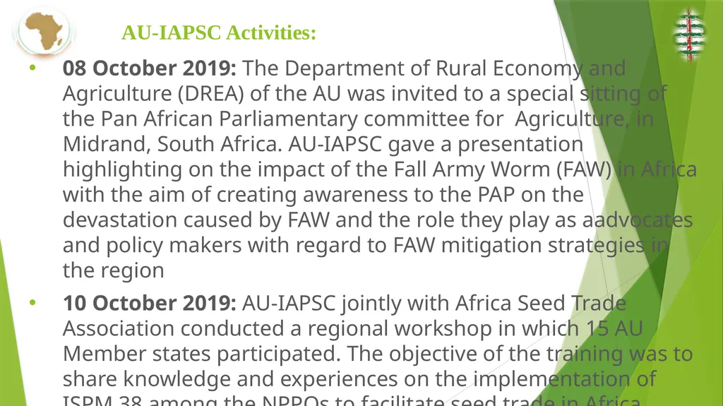 AU – IAPSC SUMMARY REPORT 31ST TECHNICAL - slide 12 of 14