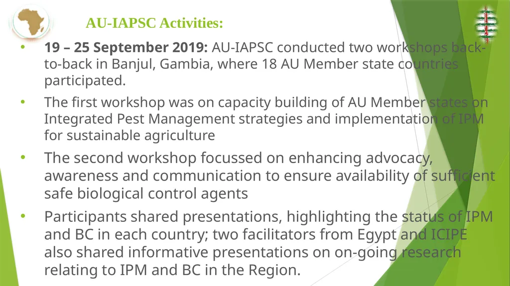 AU – IAPSC SUMMARY REPORT 31ST TECHNICAL - slide 11 of 14