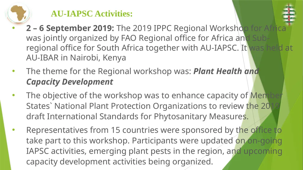 AU – IAPSC SUMMARY REPORT 31ST TECHNICAL - slide 10 of 14