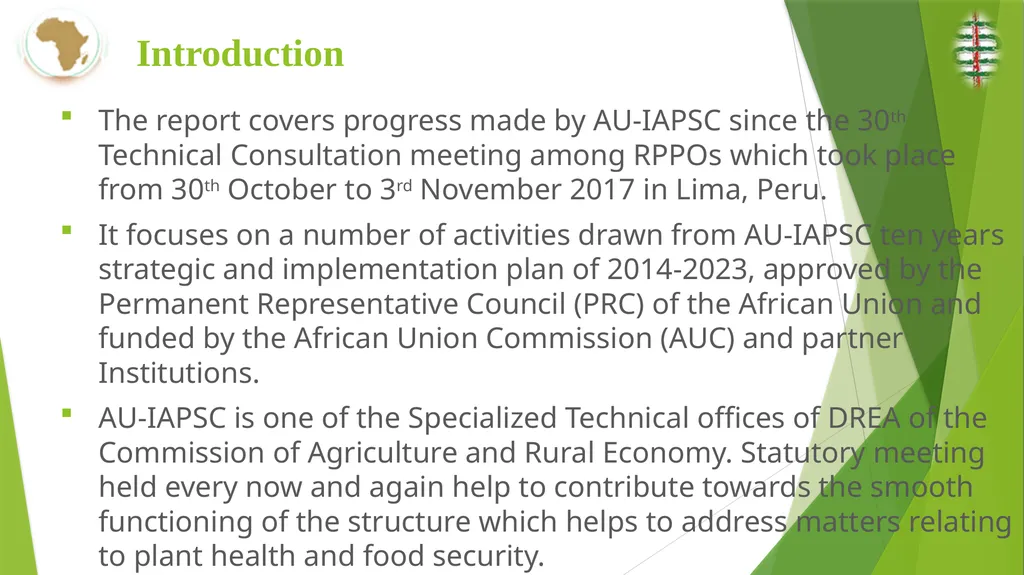 AU – IAPSC SUMMARY REPORT 31ST TECHNICAL - slide 6 of 14