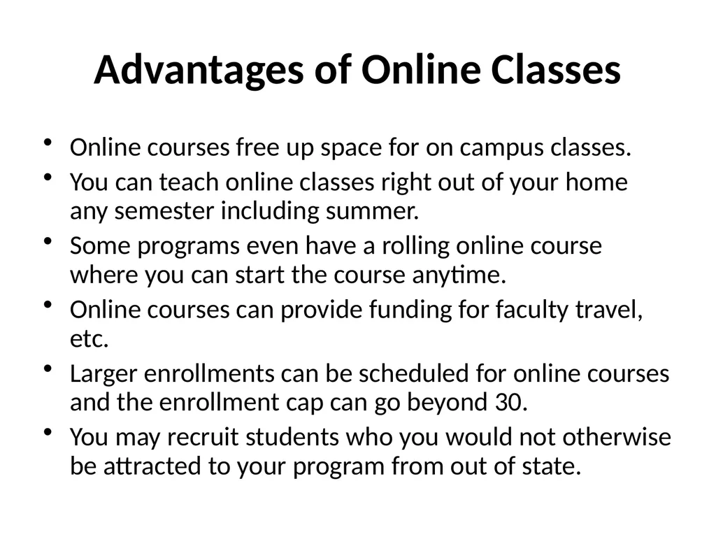 Sport Management Online Education: A View Toward - slide 7 of 17