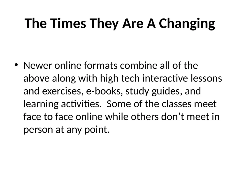 Sport Management Online Education: A View Toward - slide 5 of 17