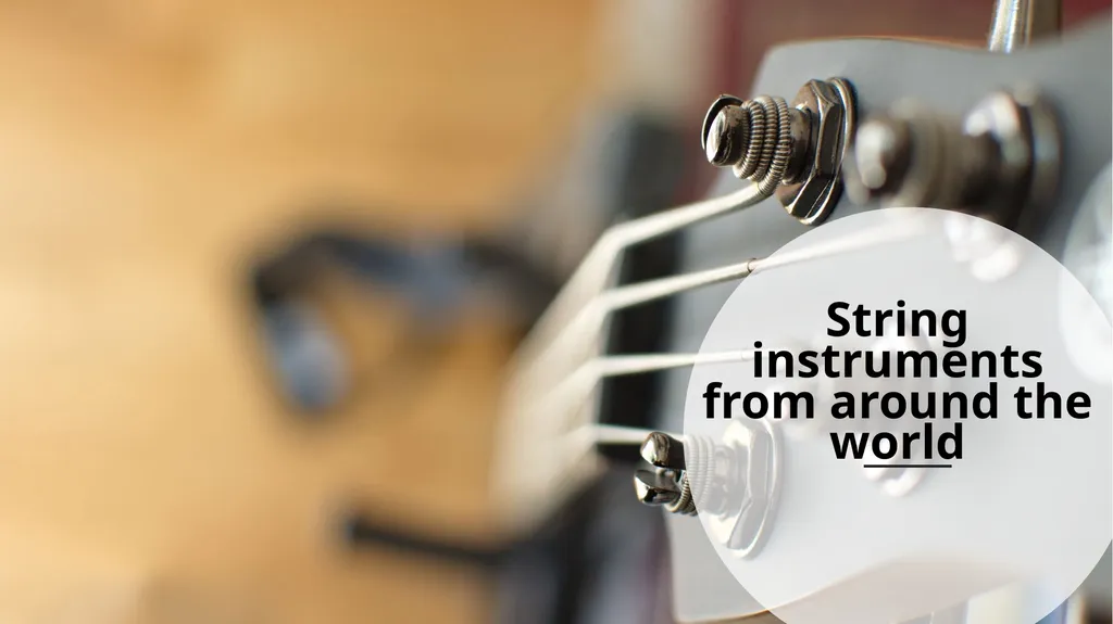 String instruments from around the world The Erhu