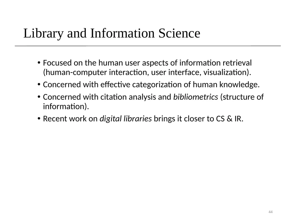 Introduction Sampath Jayarathna Cal Poly Pomona - slide 44 of 48