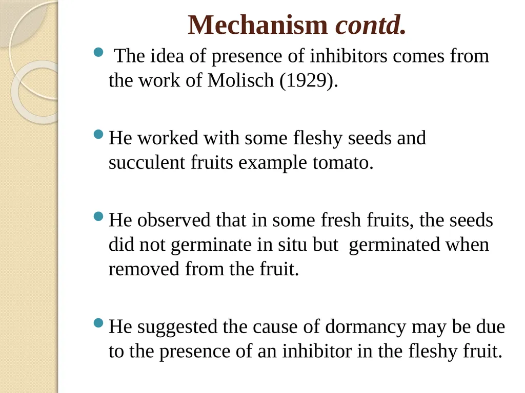 DORMANCY John L. Terlabie DORMANCY Dormancy refers - slide 21 of 43