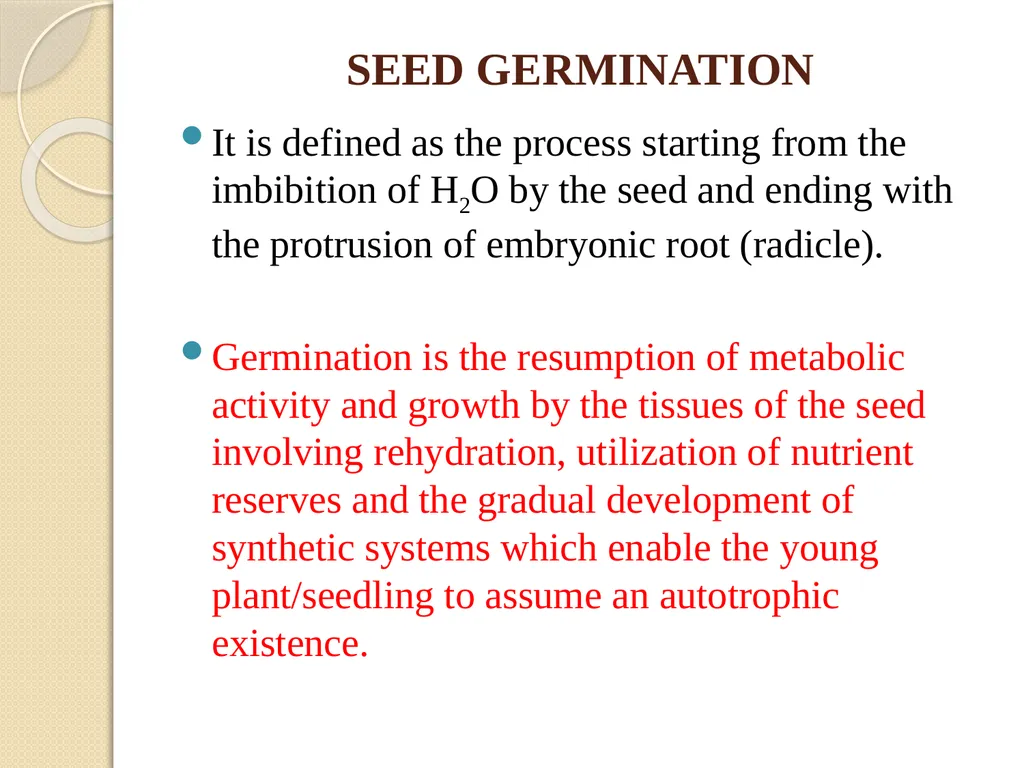 DORMANCY John L. Terlabie DORMANCY Dormancy refers - slide 31 of 43