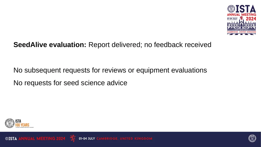 Seed Science Advisory Group Alison Powell : Vice - slide 3 of 7