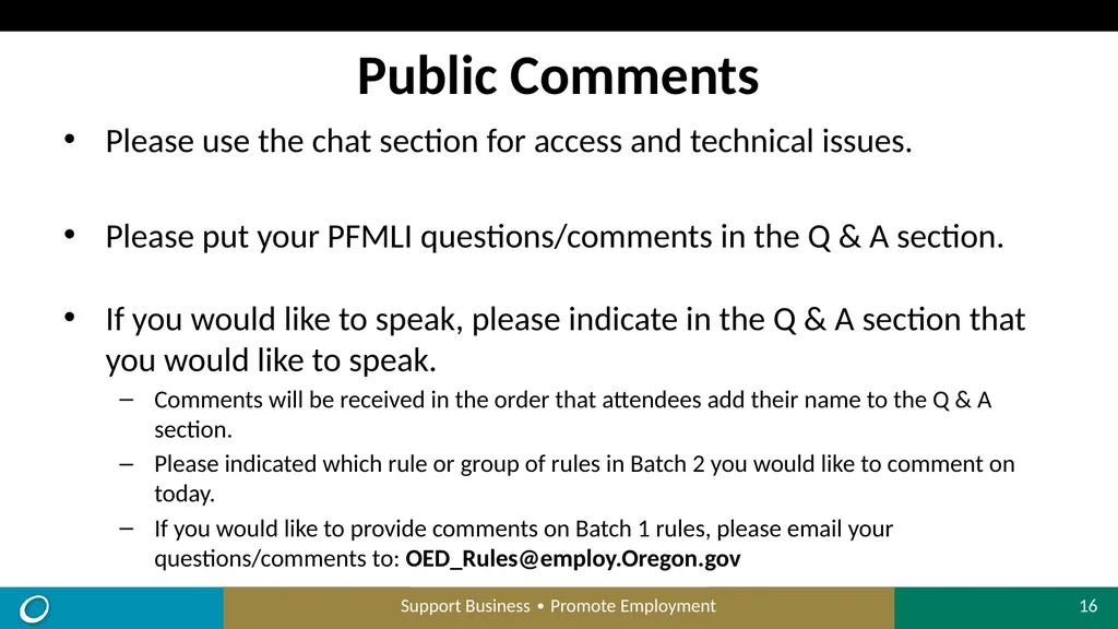 Paid Family and Medical Leave Insurance (PFMLI) - slide 16 of 19