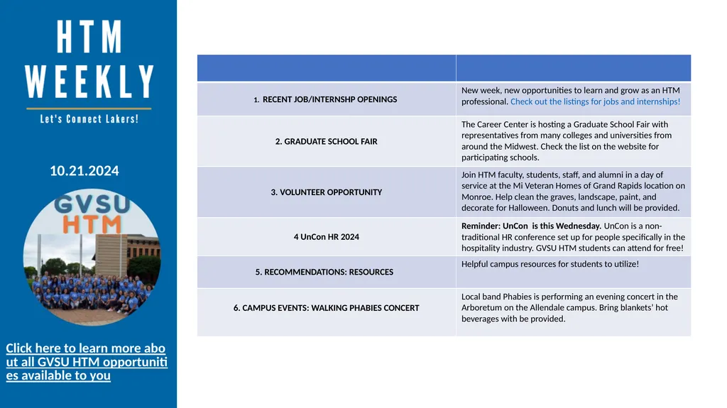 10.21.2024 Click here to learn more about all GVSU - slide 1 of 7