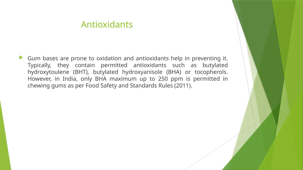 CHEWING GUMS AND BUBBLE GUMS Department : Dairy - slide 11 of 24