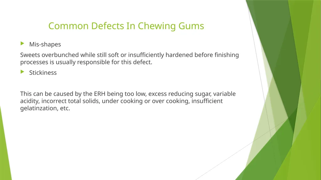 CHEWING GUMS AND BUBBLE GUMS Department : Dairy - slide 23 of 24