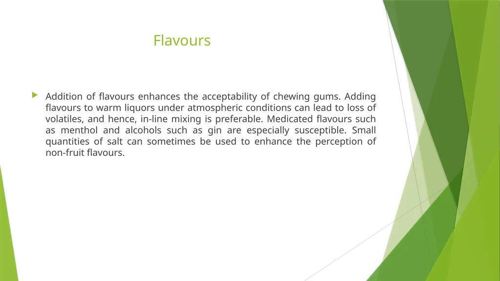 CHEWING GUMS AND BUBBLE GUMS Department : Dairy - slide 13 of 24