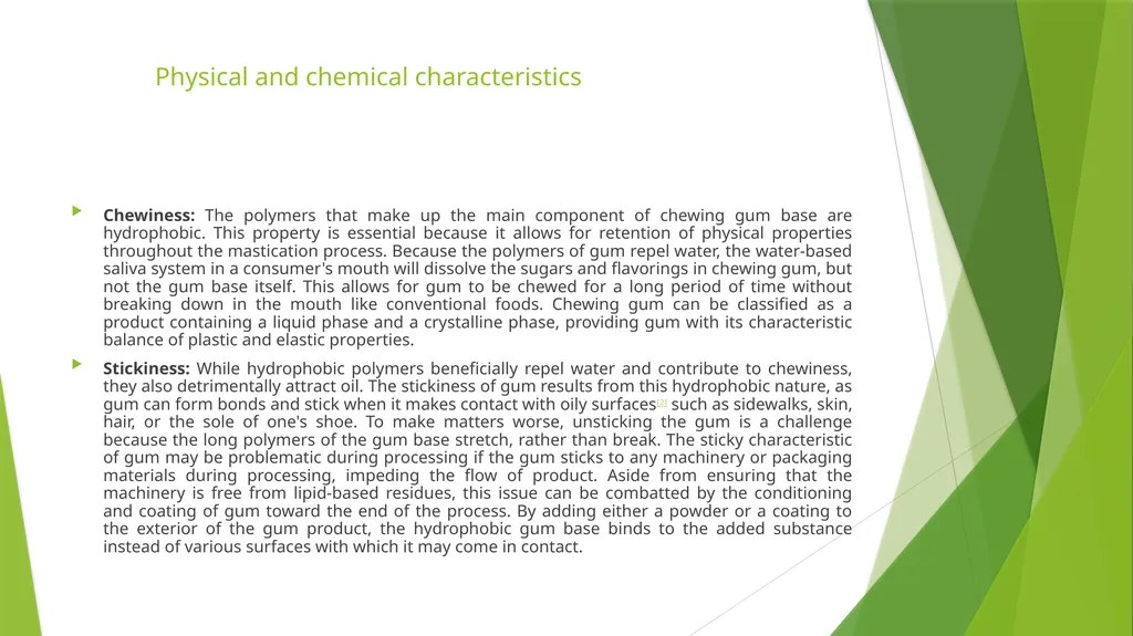 CHEWING GUMS AND BUBBLE GUMS Department : Dairy - slide 16 of 24