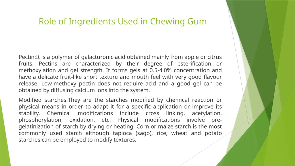 CHEWING GUMS AND BUBBLE GUMS Department : Dairy - slide 7 of 24