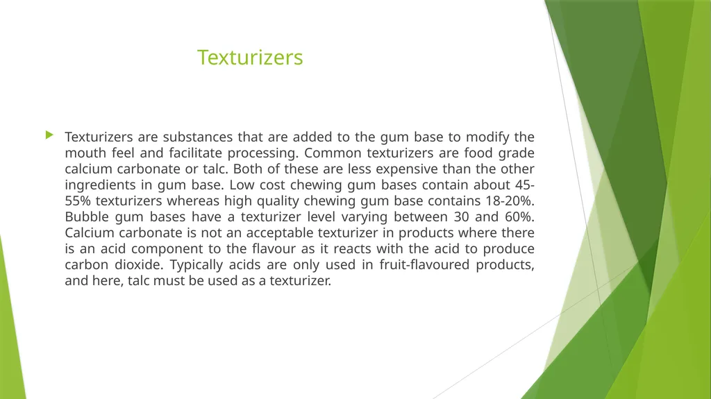 CHEWING GUMS AND BUBBLE GUMS Department : Dairy - slide 9 of 24