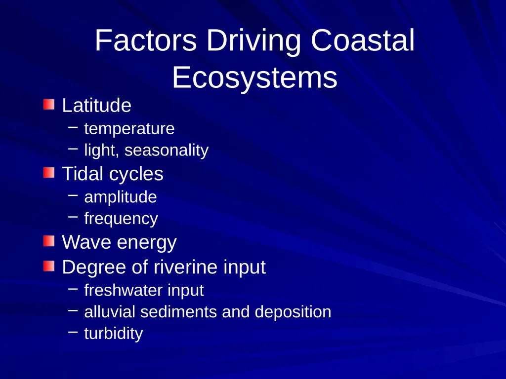 Coastal Ecosystems: Salt Marshes and Mangroves - slide 2 of 22