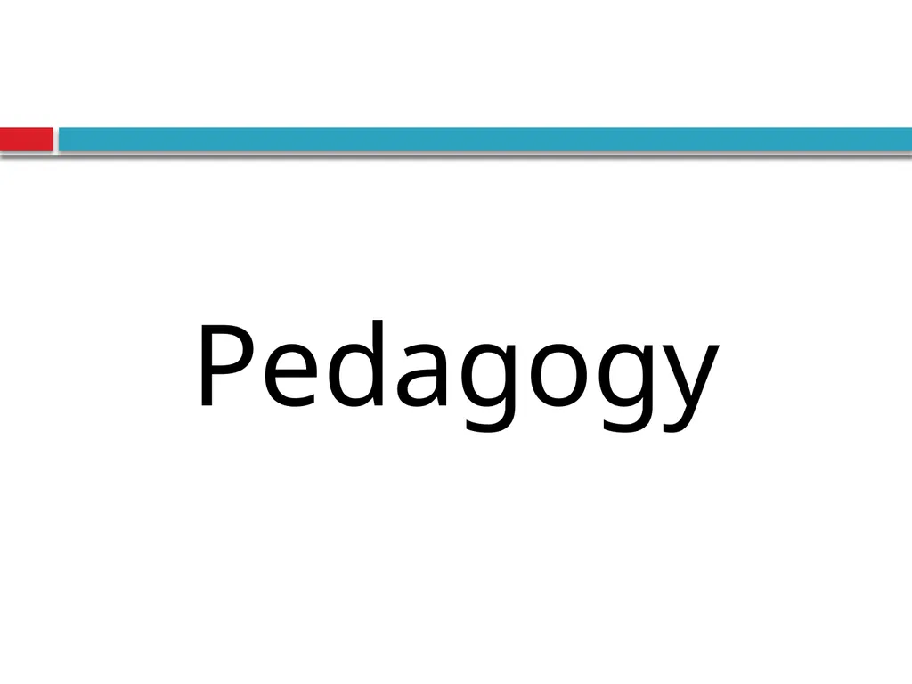 Pedagogy, Andragogy, and online course design - slide 4 of 32