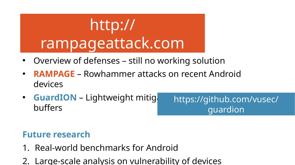 GuardION: Practical Mitigation of DMA-based - slide 48 of 48
