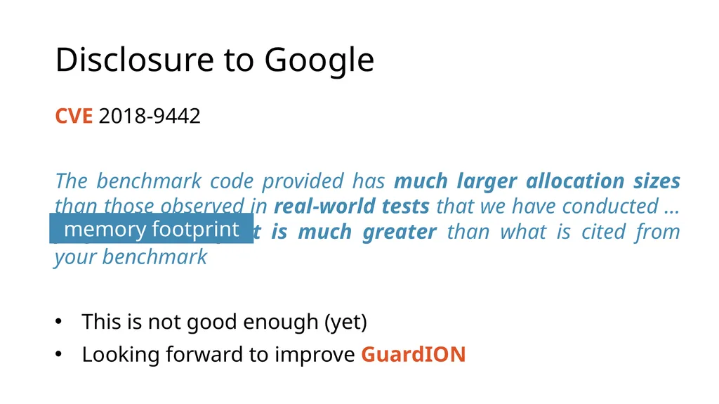 GuardION: Practical Mitigation of DMA-based - slide 47 of 48