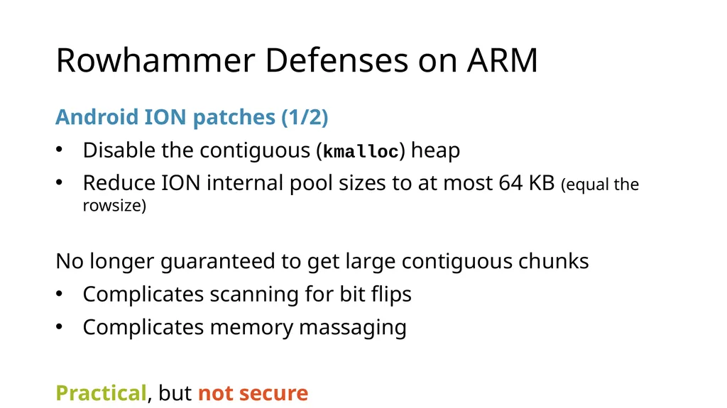 GuardION: Practical Mitigation of DMA-based - slide 29 of 48