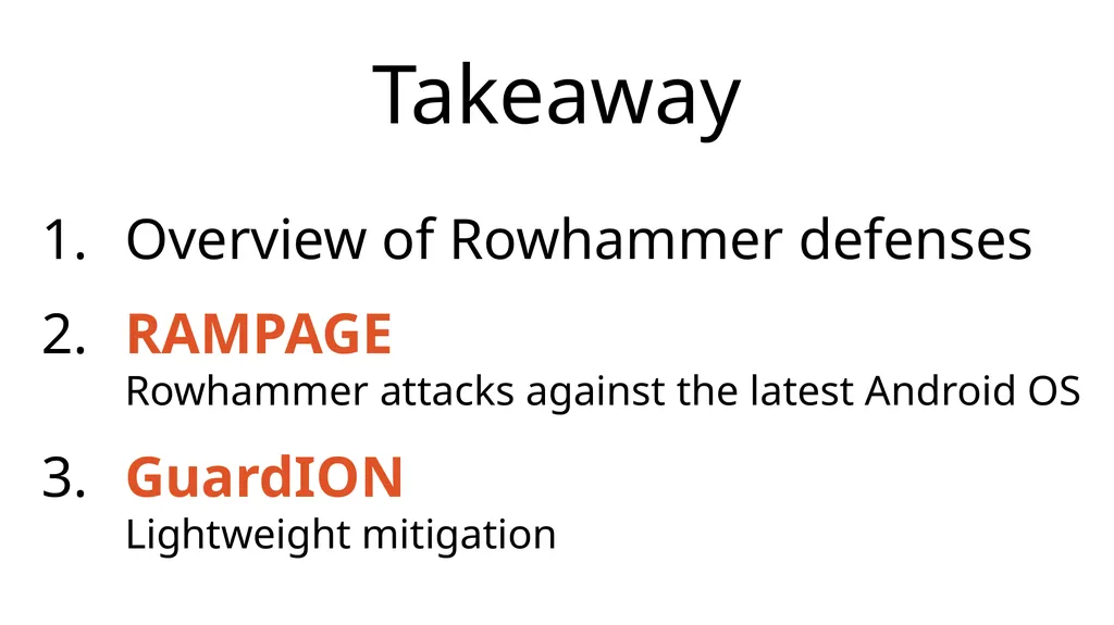 GuardION: Practical Mitigation of DMA-based - slide 2 of 48