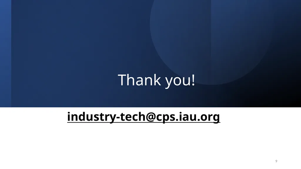 Industry & Technology Hub: Supporting Satellite - slide 9 of 9