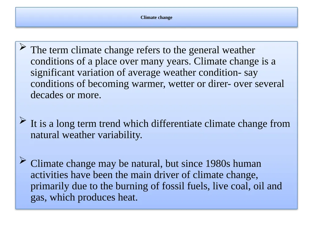 Unit 4 International Environmental problems - slide 2 of 12