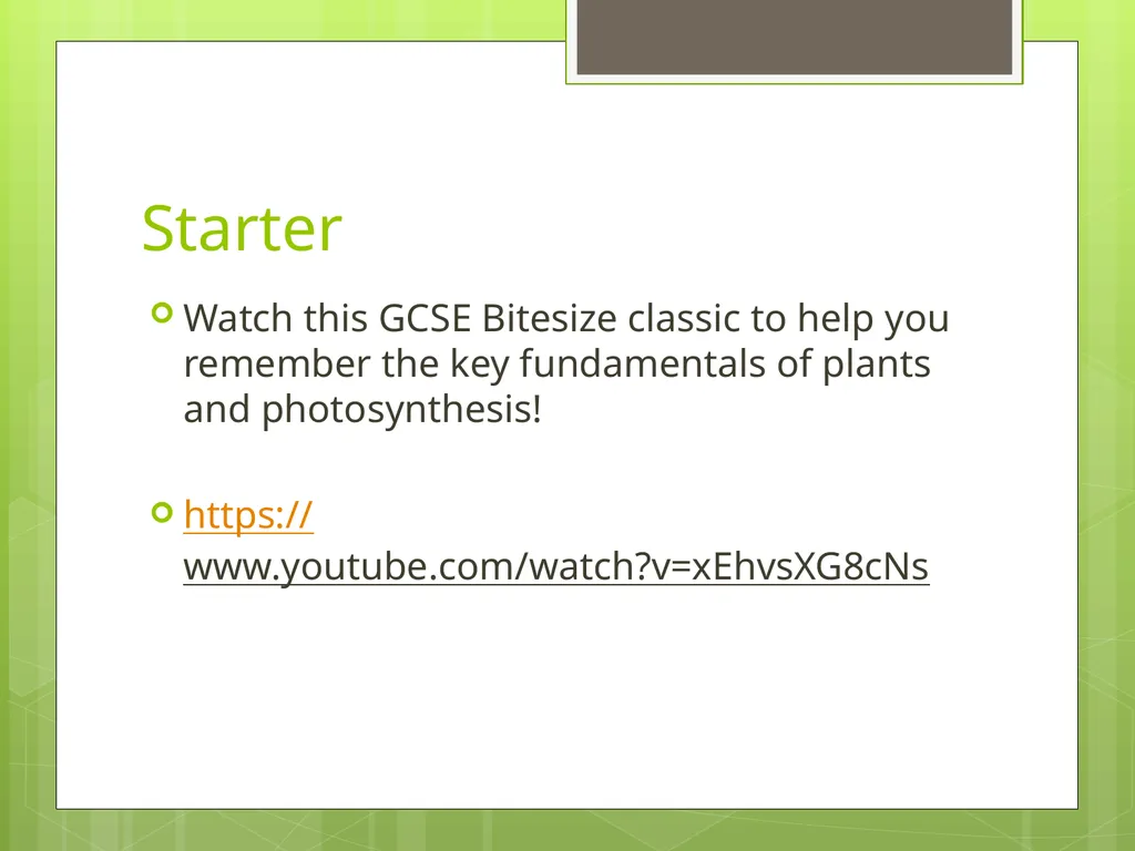 Photosynthesis Lesson 1 The interrelationship - slide 4 of 15