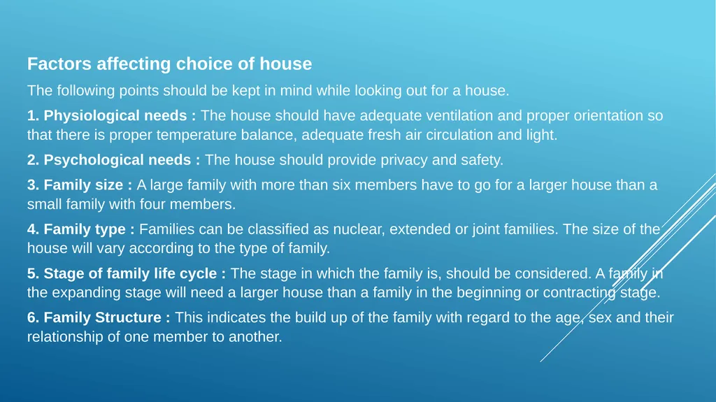 Topic Home management BA PART II HONS., 2nd PAPER - slide 6 of 16
