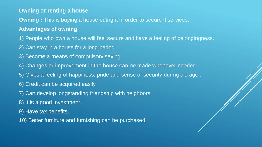 Topic Home management BA PART II HONS., 2nd PAPER - slide 8 of 16