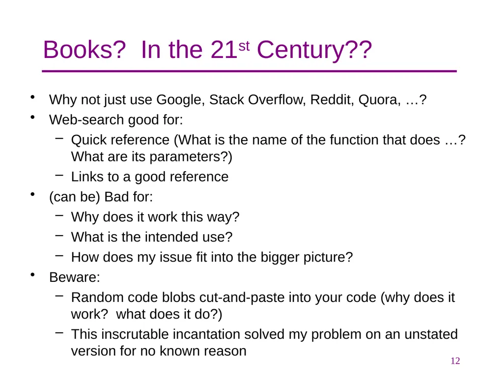 CSE 374 Programming Concepts & Tools Hal Perkins - slide 12 of 29