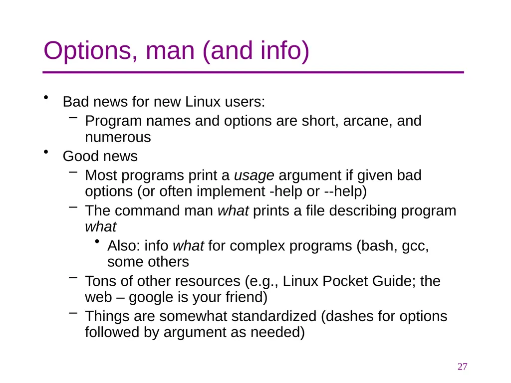 CSE 374 Programming Concepts & Tools Hal Perkins - slide 27 of 29