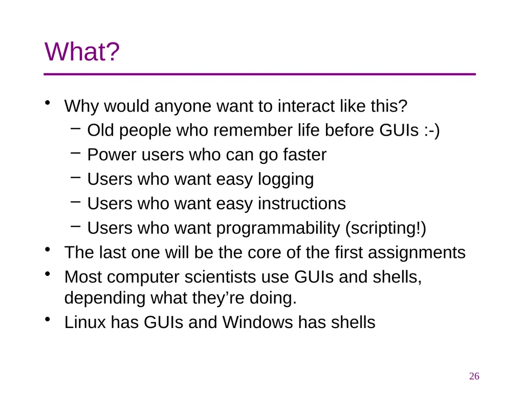 CSE 374 Programming Concepts & Tools Hal Perkins - slide 26 of 29