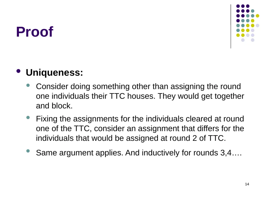 House Allocation and Kidney Exchange 1 House - slide 14 of 36