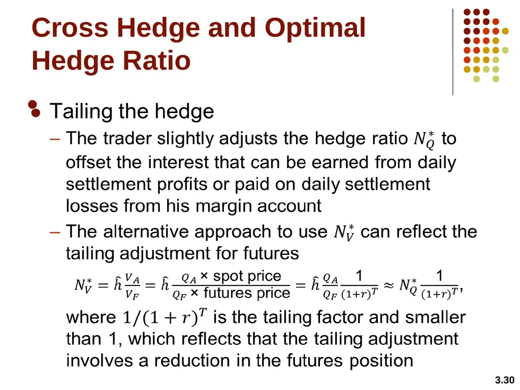 Hedging Strategies Using Futures Chapter 3 3.1 - slide 33 of 42