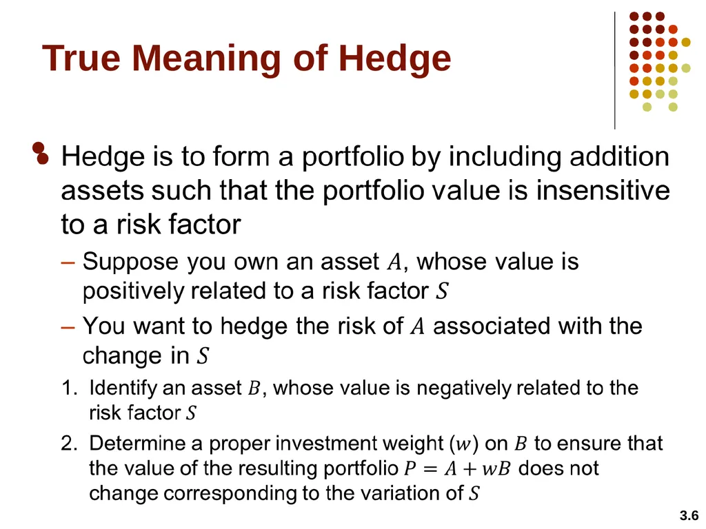 Hedging Strategies Using Futures Chapter 3 3.1 - slide 6 of 42