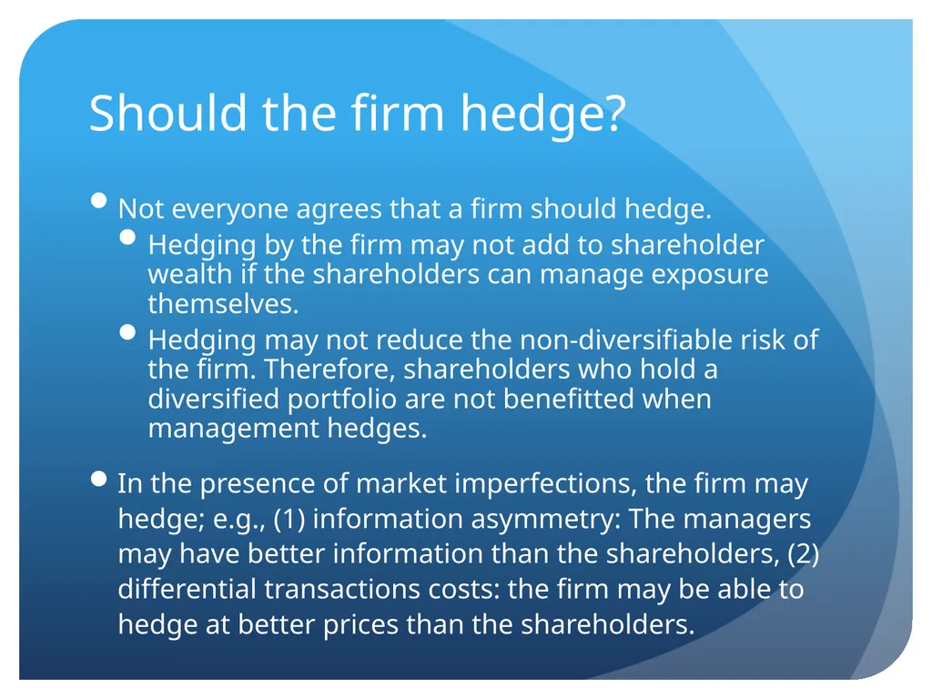 Transaction Exposure Sections Exposures Forwards - slide 21 of 22