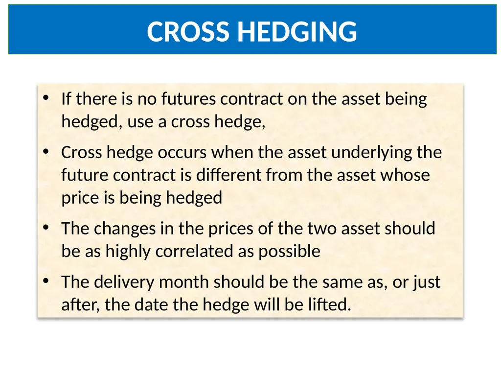 Lecture 2 – Derivative Market Futures Forwards - slide 19 of 40