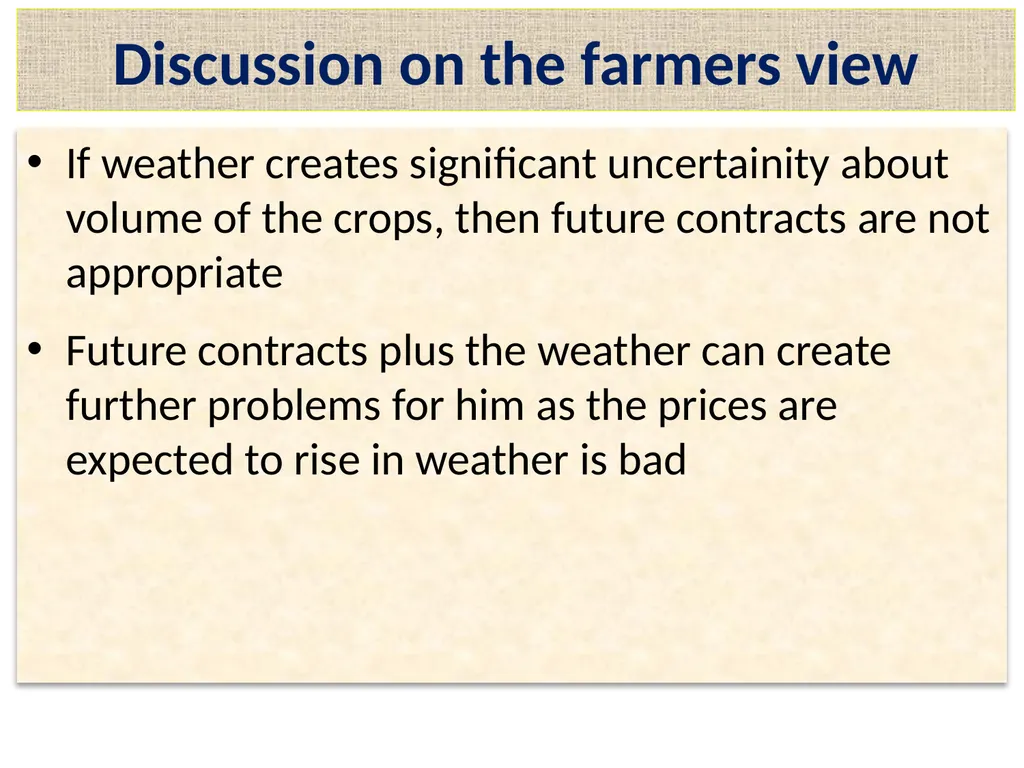 Lecture 2 – Derivative Market Futures Forwards - slide 38 of 40