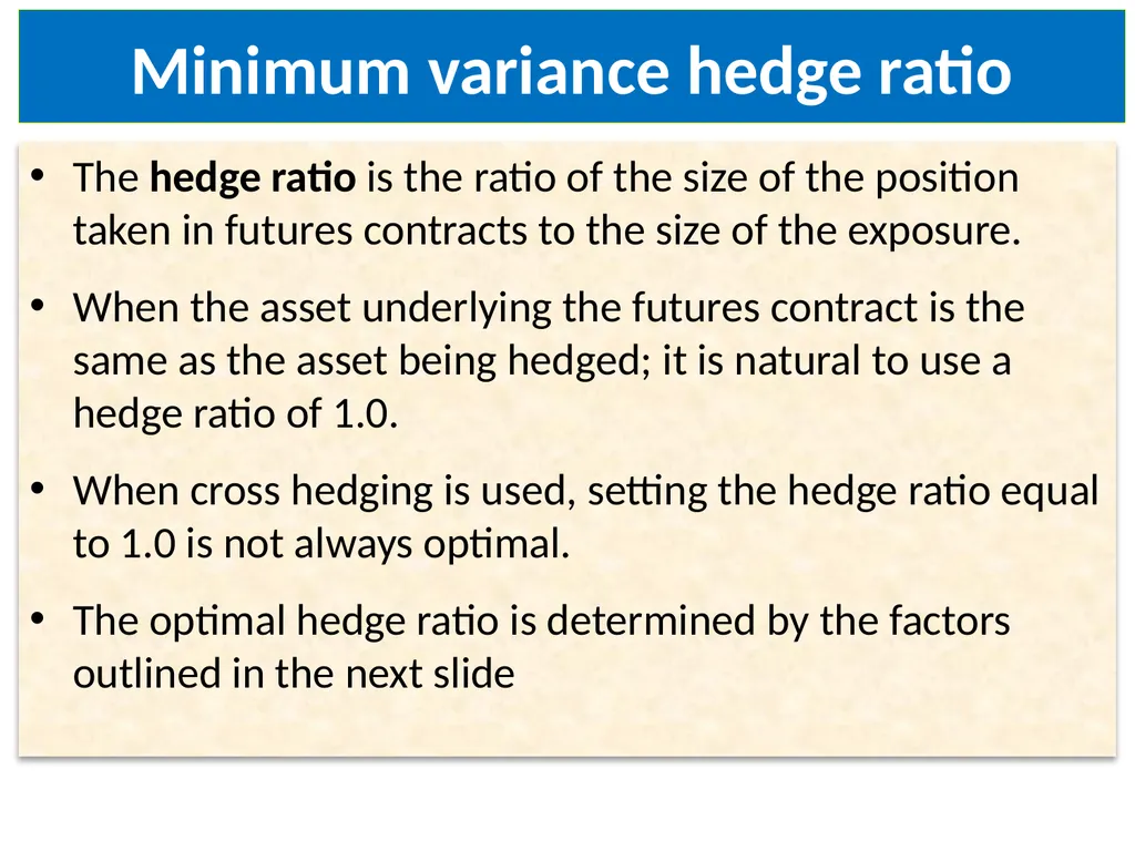 Lecture 2 – Derivative Market Futures Forwards - slide 20 of 40