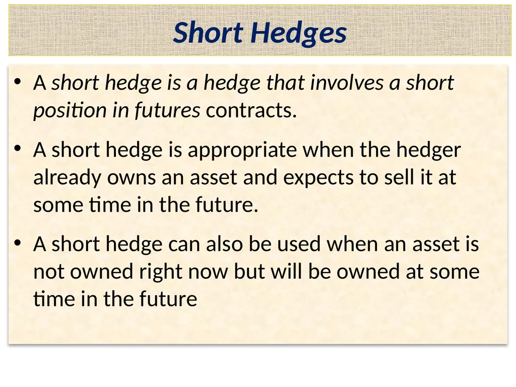 Lecture 2 – Derivative Market Futures Forwards - slide 5 of 40