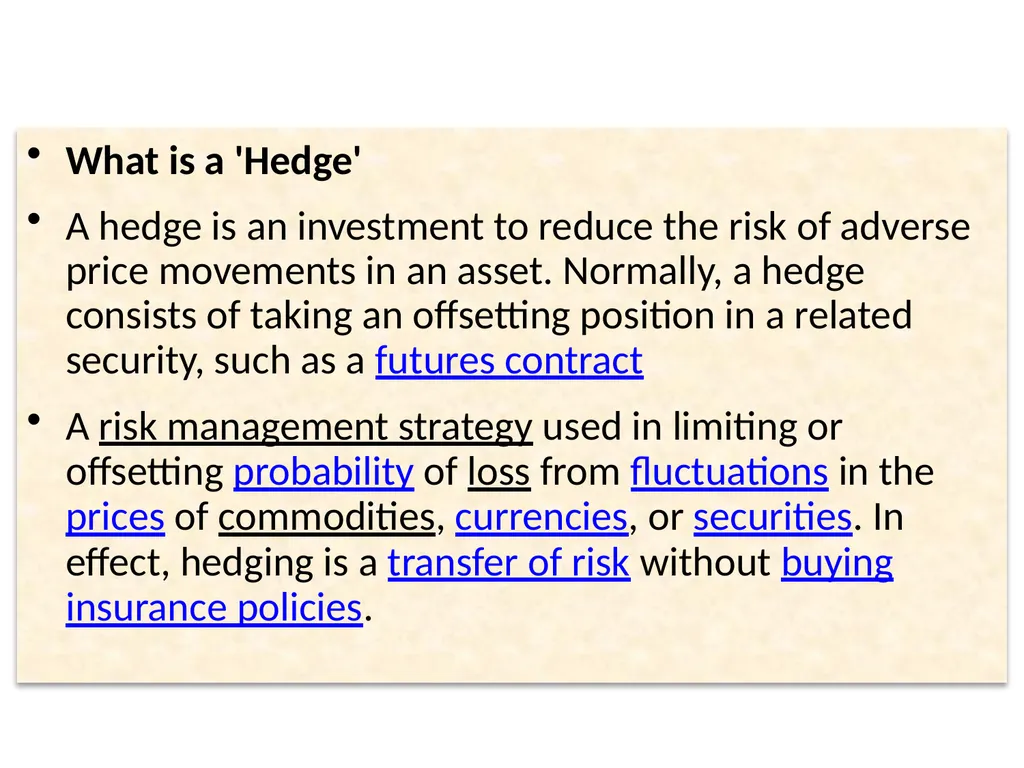 Lecture 2 – Derivative Market Futures Forwards - slide 3 of 40