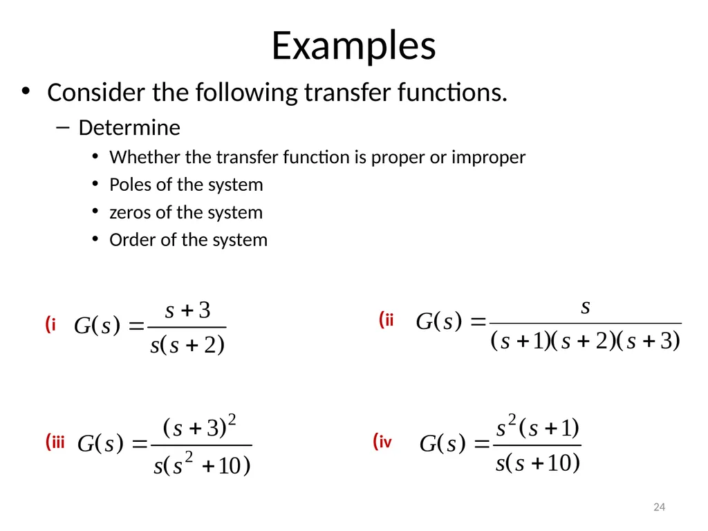 Control Systems (CS) Dr. Imtiaz Hussain Associate - slide 24 of 35