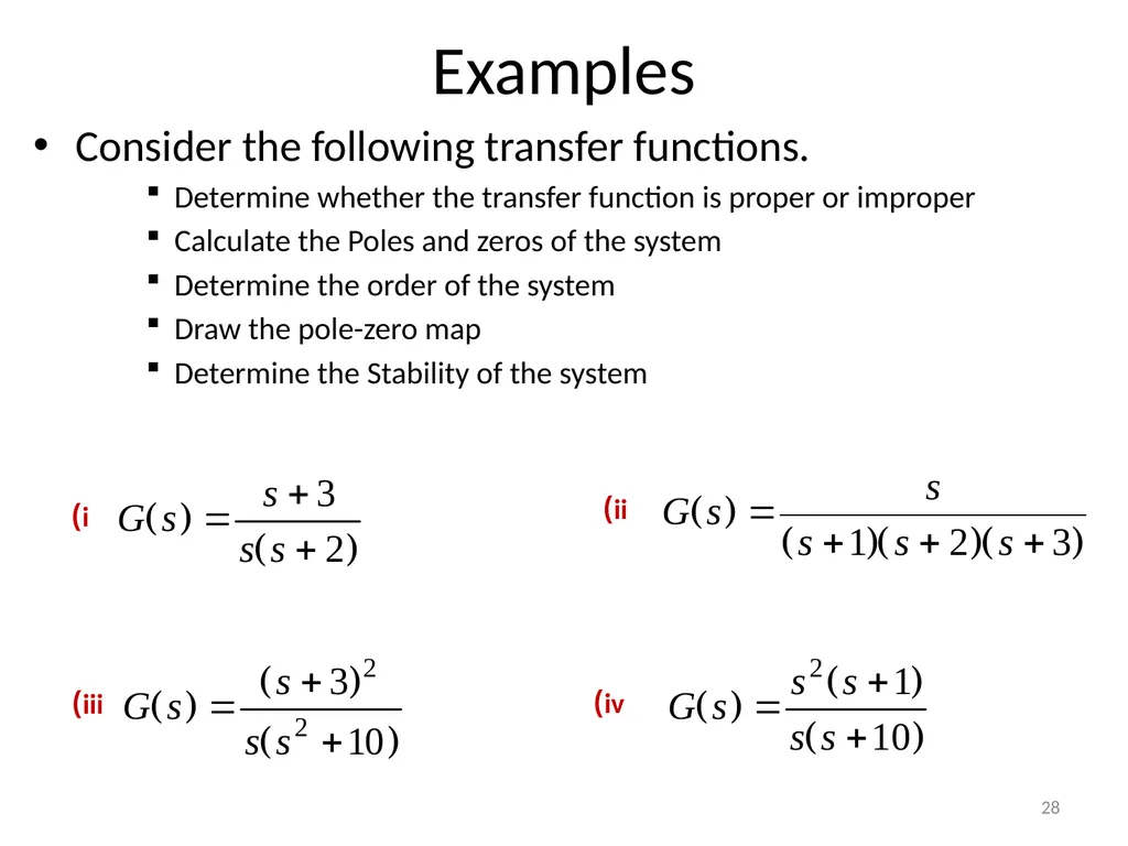 Control Systems (CS) Dr. Imtiaz Hussain Associate - slide 28 of 35