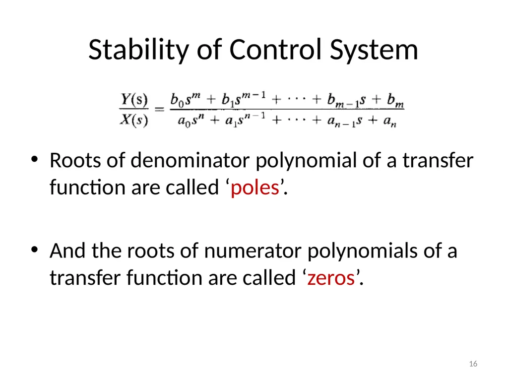 Control Systems (CS) Dr. Imtiaz Hussain Associate - slide 16 of 35